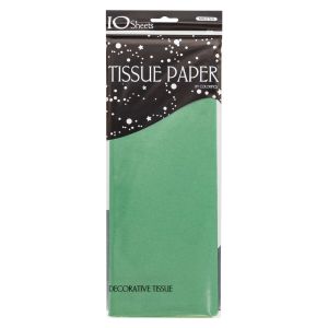 Packaged Tissue Paper - Dark Green