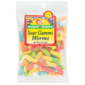 Sunbird Snacks - Sour Gummi Worms
