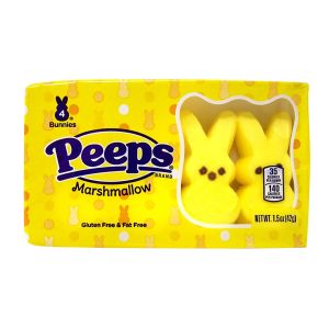 Peeps Yellow Marshmallow Bunnies - 4 Count