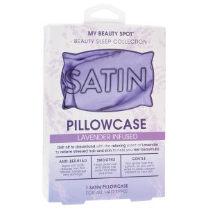 Lavender-Infused Satin Pillowcase