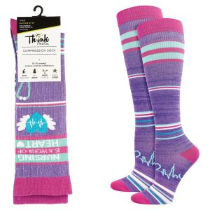 Fashion Compression Socks - Nursing Heart