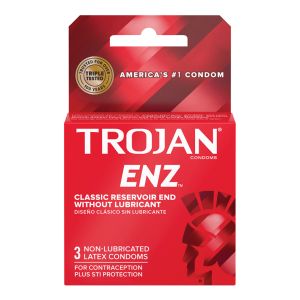 Trojan ENZ Non-Lubricated Latex Condoms