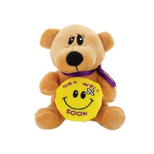 Bears with Get Well Soon Buttons
