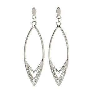 Fashion Earrings - Silver Tone