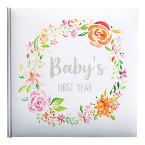 Baby's First Year Book - Floral