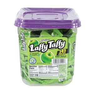 Laffy Taffy Candy - Sour Apple - 145ct Tub