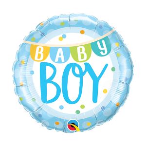 Baby Boy Banner Foil Balloon