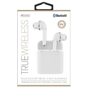 Bluetooth TrueWireless Earbuds - White