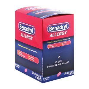 Benadryl Allergy Ultratabs Gravity Fed Display Box