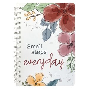 Hardcover Spiral Journal - Small Steps Everyday