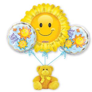 Balloon Bouquet - Get Well Sunshine