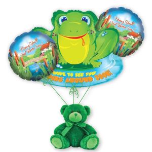 Balloon Bouquet - Get Well Frog