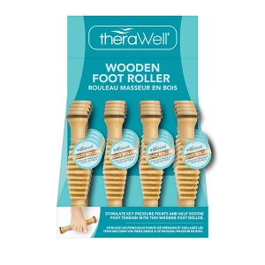 Wooden Foot Roller Massager