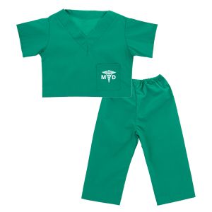 Kids' Doctor Scrub Suit - Green - 4T
