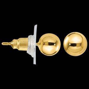 Kelli's Select Earrings - 5MM Gold-Tone Ball Stud