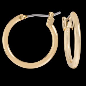 Kelli's Select Earrings - Half-Inch Gold-Tone Hoop