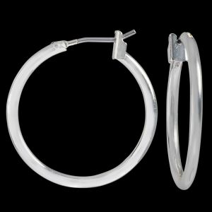Kelli's Select Earrings - Silver-Tone Click Hoop