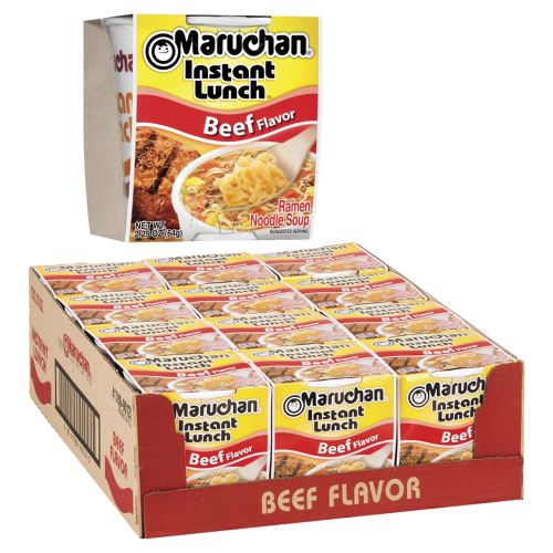 Maruchan Cup Instant Ramen Beef Flavor