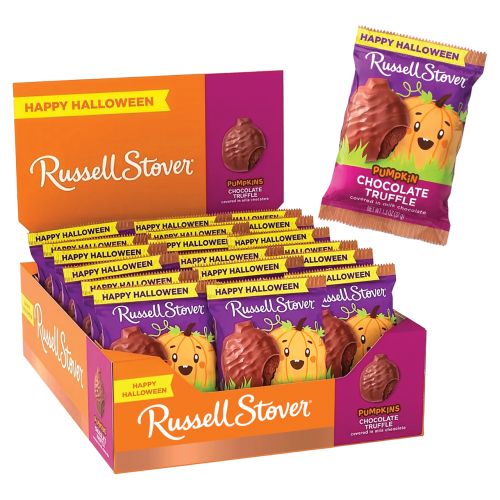 Russell Stover Chocolate Truffle Pumpkin