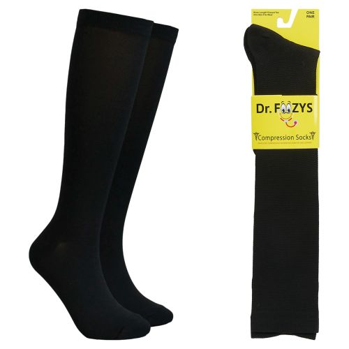 Dr Foozys Unisex Compression Socks - Black