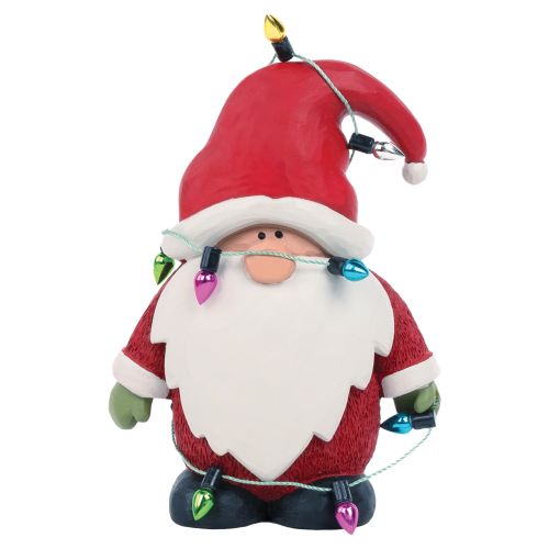 Santa Tangled in Lights