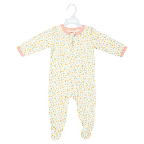 Zippered Footed Sleep N Play - Floral Print