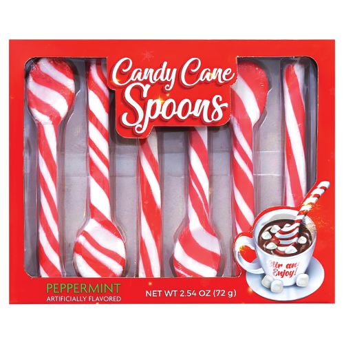 Candy Cane Peppermint Stirring Spoons