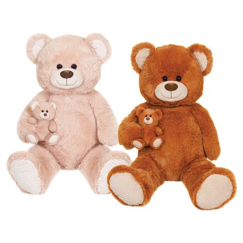 Jumbo Mom & Baby Teddy Bear
