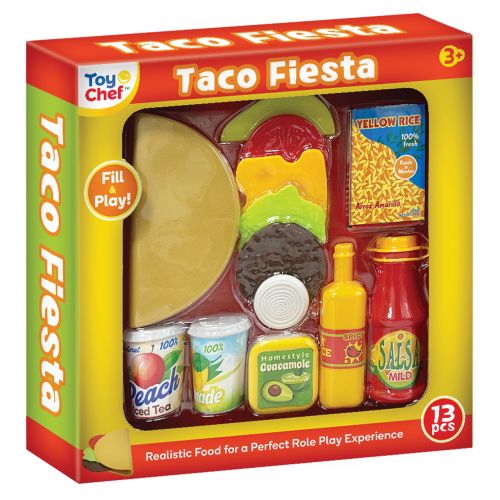 Toy Chef 13-Piece Food Playset - Taco Fiesta