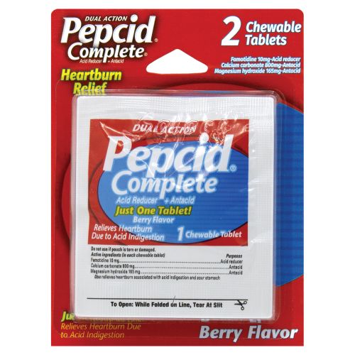 Pepcid Complete Chewable Tablets Double-Dose Packet