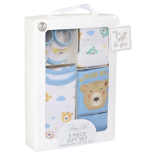 5-Piece Baby Box Set - Blue Bear