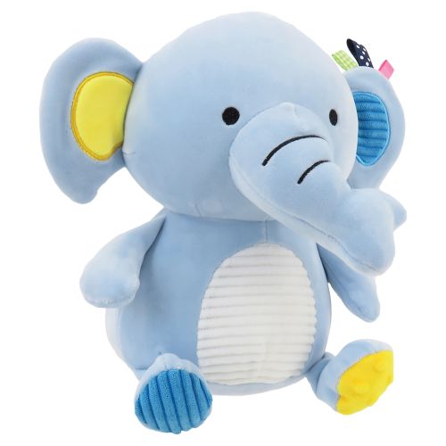 Snugglezoo Plush Sensory Baby Toy - Elephant