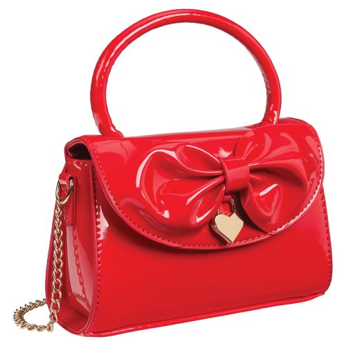 Crossbody Bow Purse - Red