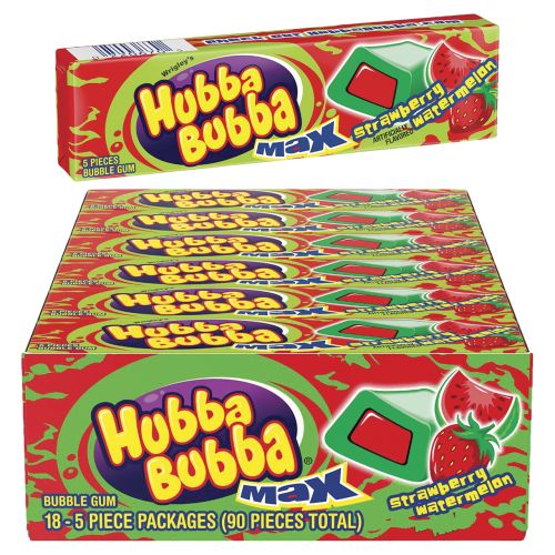 Hubba Bubba Max Bubble Gum - Strawberry Watermelon
