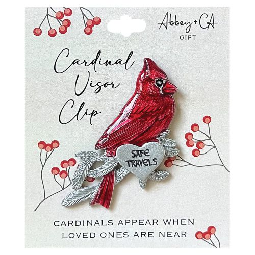 Safe Travels Cardinal Visor Clip