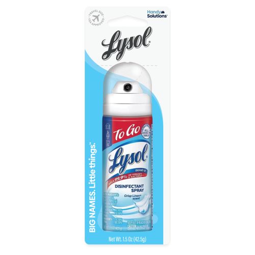 Lysol To Go Spray - Crisp Linen - Blister Card