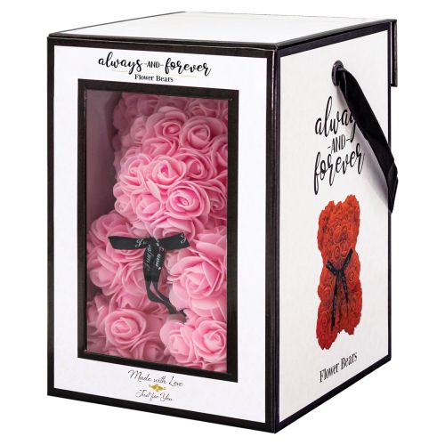 Always and Forever Flower Bear - Pink
