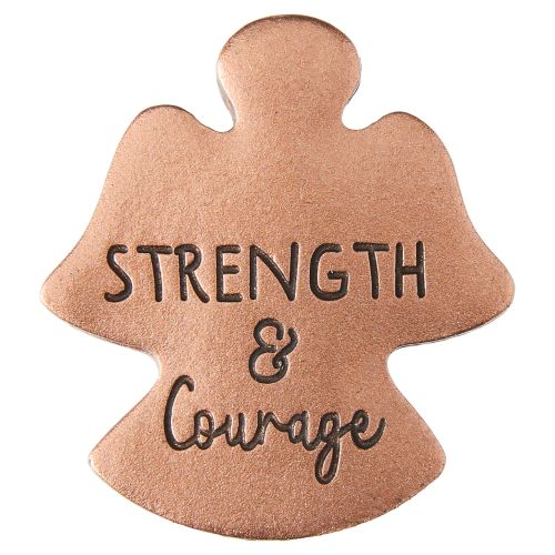 Angel Thumb Stone - Strength & Courage