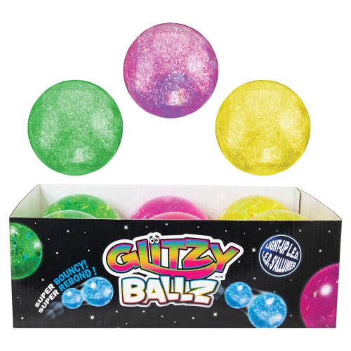 LED Light-Up Glitzy Balls