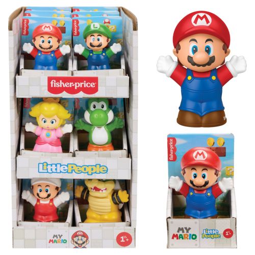 Fisher-Price Super Mario Little People Figures