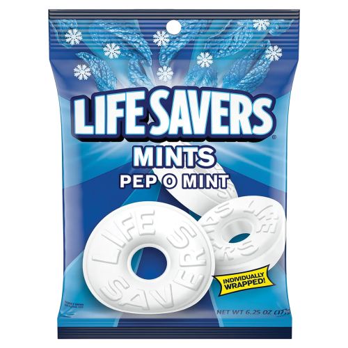 Lifesavers Hard Candy Peg Bag - Pep O Mint