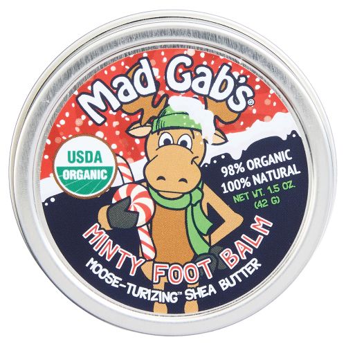 Mad Gab's Moose-turizing Shea Butter Minty Foot Balm