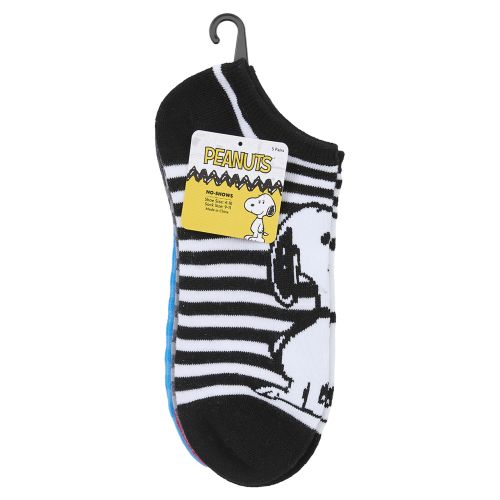 5-Pair Women's No-Show Peanuts Socks