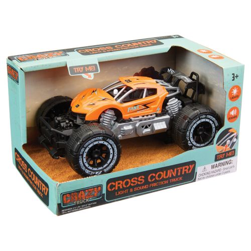 Cross Country Light & Sound Friction-Powered Truck