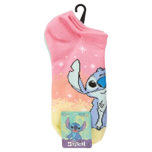 5-Pair Women's No-Show Disney Stitch Socks