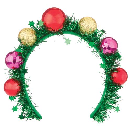Christmas Bopper Bauble and Tinsel Headband