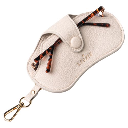 Kedzie Eclipse Eyewear Case - Bone