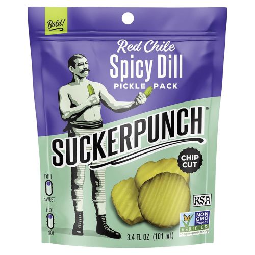 Suckerpunch Gourmet Spicy Dill Pickle Chips