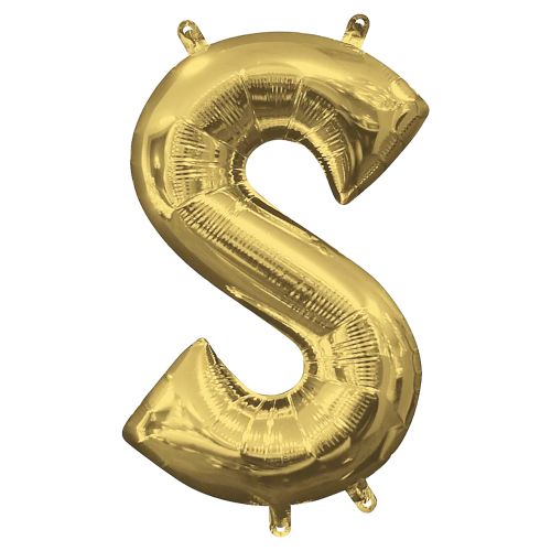 Gold Letter Foil Balloon - S