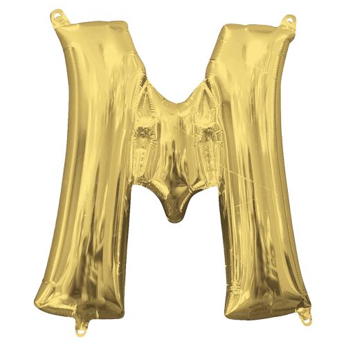 Gold Letter Foil Balloon - M